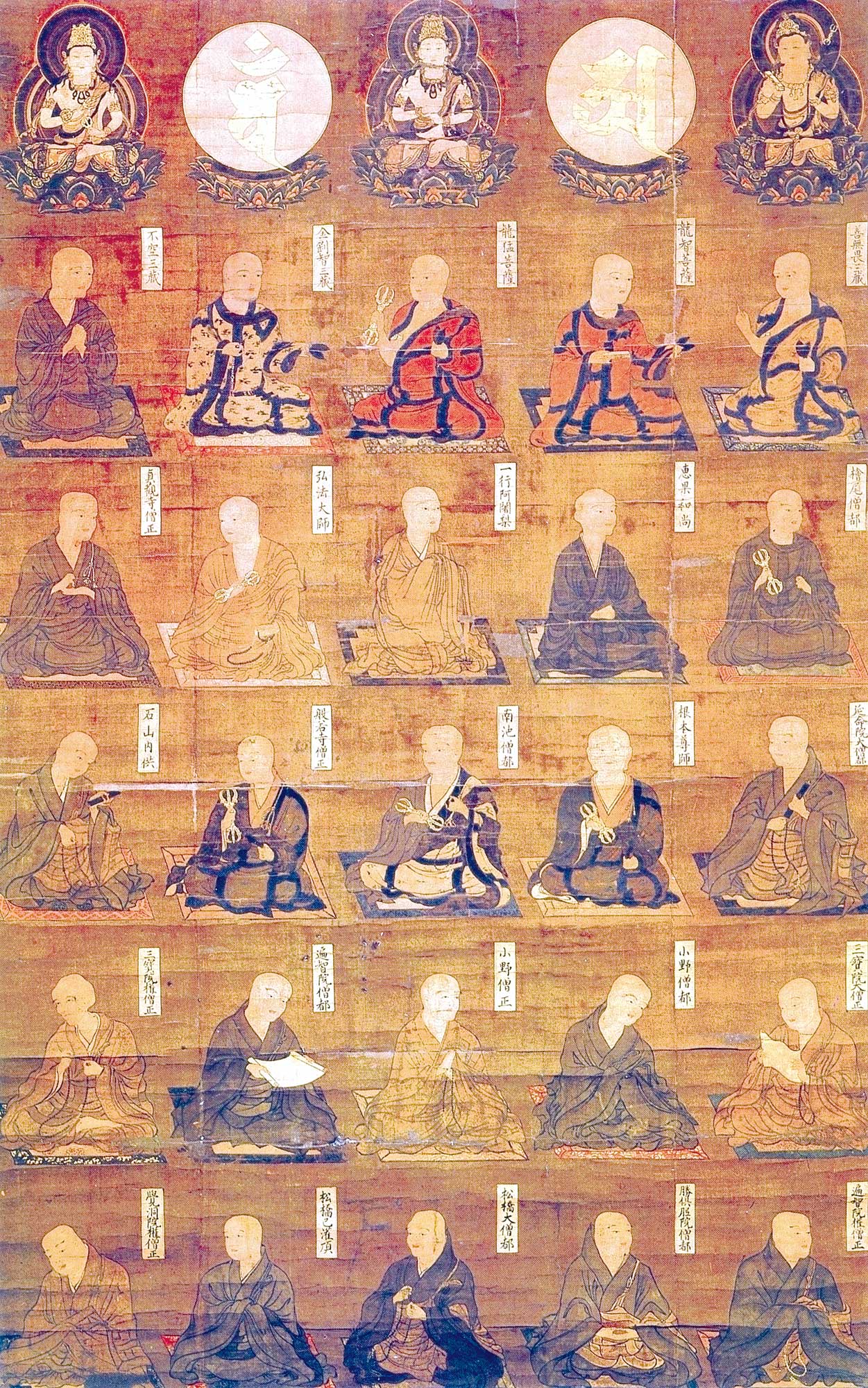 小野流相承繪系圖(琉璃山 井戶寺藏)